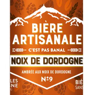 Noix de Dordogne - (Cerveza ámbar con nueces de Dordoña)