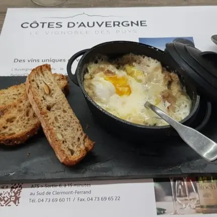 Auvergne-style boiled egg