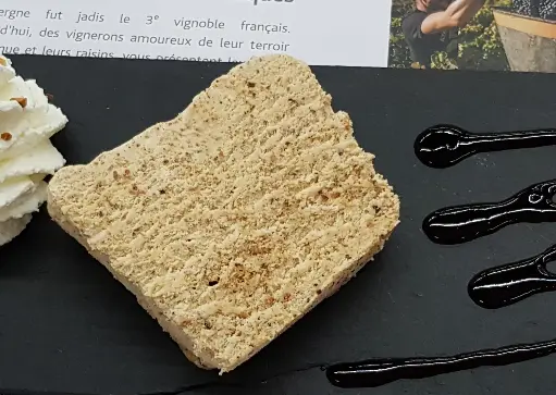 07-Turrón helado vegano con Birlou (licor de manzana y castaña)