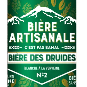 Bière des Druides - (White beer with verbena)